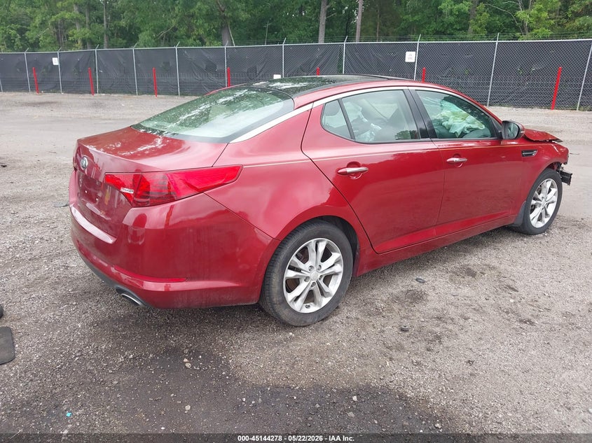 2013 Kia Optima VIN 5XXGN4A76DG242430 IAAI salvage auction — FRONT END, Salvage (South Carolina), sold $450 on 2026-07-08 (photo 4)