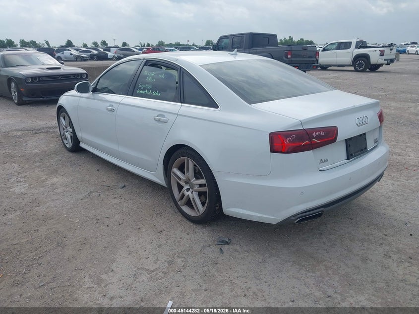 2016 Audi A6 VIN WAUGFAFC0GN038116 IAAI salvage auction — FRONT END, Salvage Title, sold $5,500 on 2026-08-06 (photo 3)