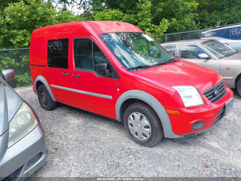 2010 Ford Transit connect VIN NM0KS9BNXAT035285 IAAI salvage auction — FRONT END, Enterprise Vehicles Clear Only (Virginia), sold $3,650 on 2026-07-07 (photo 1)