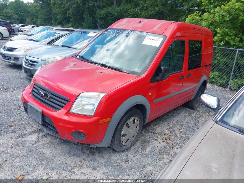 2010 Ford Transit connect VIN NM0KS9BNXAT035285 IAAI salvage auction — FRONT END, Enterprise Vehicles Clear Only (Virginia), sold $3,650 on 2026-07-07 (photo 2)