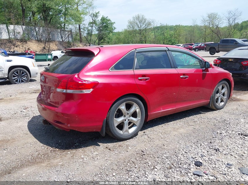 2010 Toyota Venza VIN 4T3ZK3BB2AU020717 IAAI salvage auction — LEFT REAR, Salvage (West Virginia), sold $2,550 on 2026-07-19 (photo 4)