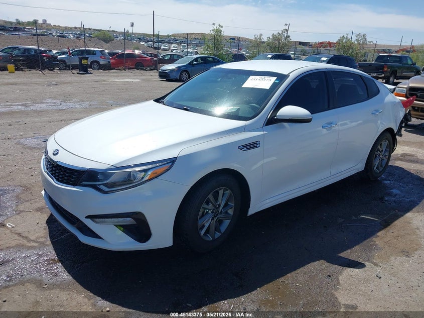 2019 Kia Optima VIN 5XXGT4L32KG347253 IAAI salvage auction — REAR END, Salvage (New Mexico), sold $1,750 on 2026-07-06 (photo 2)