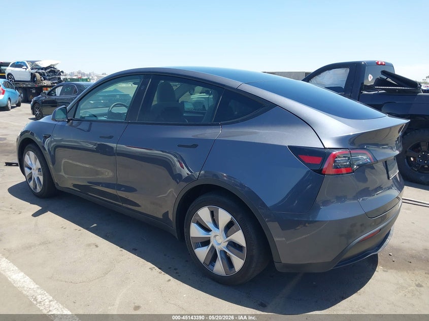 2023 Tesla Model y VIN 7SAYGAEEXPF907586 IAAI salvage auction — RIGHT REAR, Salvage (Arizona), sold $13,000 on 2026-07-14 (photo 3)