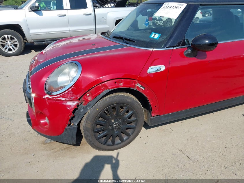 2016 Mini Hard top VIN WMWXP7C53G2C61146 IAAI salvage auction — LEFT FRONT, Salvage (New Hampshire), sold $3,300 on 2026-07-08 (photo 6)