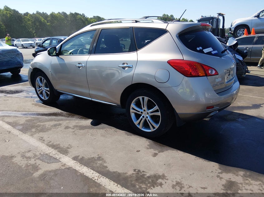 2010 Nissan Murano VIN JN8AZ1MU8AW010226 IAAI salvage auction — FRONT END, Salvage (North Carolina), sold $400 on 2026-07-08 (photo 3)