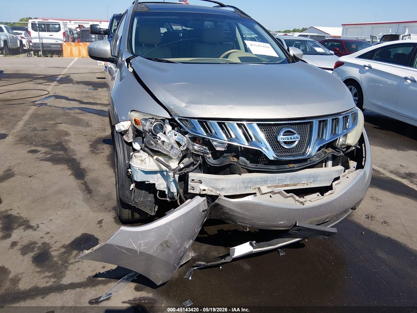 2010 Nissan Murano VIN JN8AZ1MU8AW010226 IAAI salvage auction — FRONT END, Salvage (North Carolina), sold $400 on 2026-07-08 (photo 6)