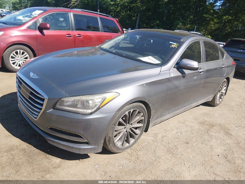 2015 Hyundai Genesis VIN KMHGN4JE3FU064080 IAAI salvage auction — FRONT END, Salvage Title, sold $1,650 on 2026-07-15 (photo 2)