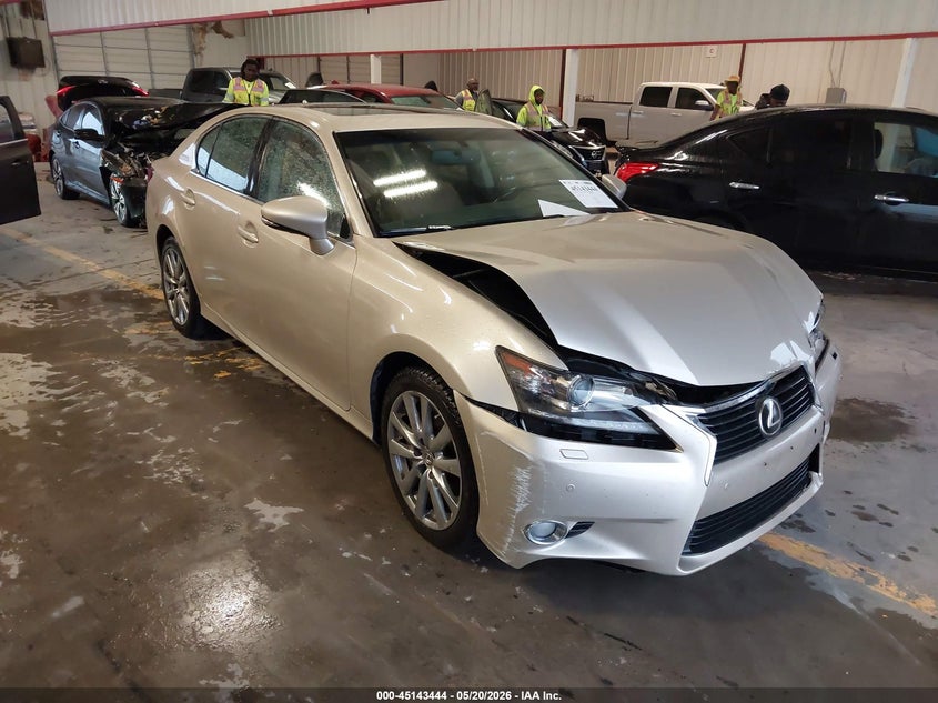 2013 Lexus Gs VIN JTHCE1BL6D5013600 IAAI salvage auction — FRONT END, Salvage (Texas), sold $1,450 on 2026-07-22 (photo 1)