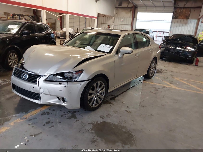 2013 Lexus Gs VIN JTHCE1BL6D5013600 IAAI salvage auction — FRONT END, Salvage (Texas), sold $1,450 on 2026-07-22 (photo 2)