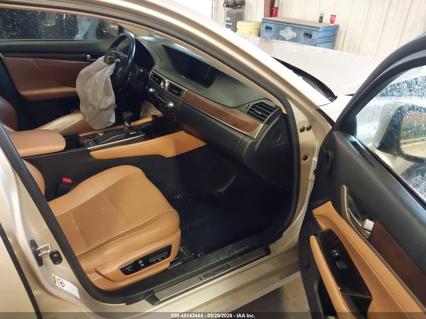 2013 Lexus Gs VIN JTHCE1BL6D5013600 IAAI salvage auction — FRONT END, Salvage (Texas), sold $1,450 on 2026-07-22 (photo 5)