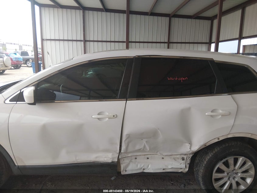 2008 Mazda Cx-9 VIN JM3TB28A680162654 IAAI salvage auction — LEFT SIDE, Salvage (Texas), sold $575 on 2026-07-14 (photo 6)