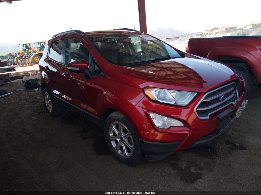 2018 Ford Ecosport VIN MAJ3P1TEXJC209354 IAAI salvage auction — LEFT FRONT, Salvage (Arizona), sold $825 on 2026-07-28 (photo 1)
