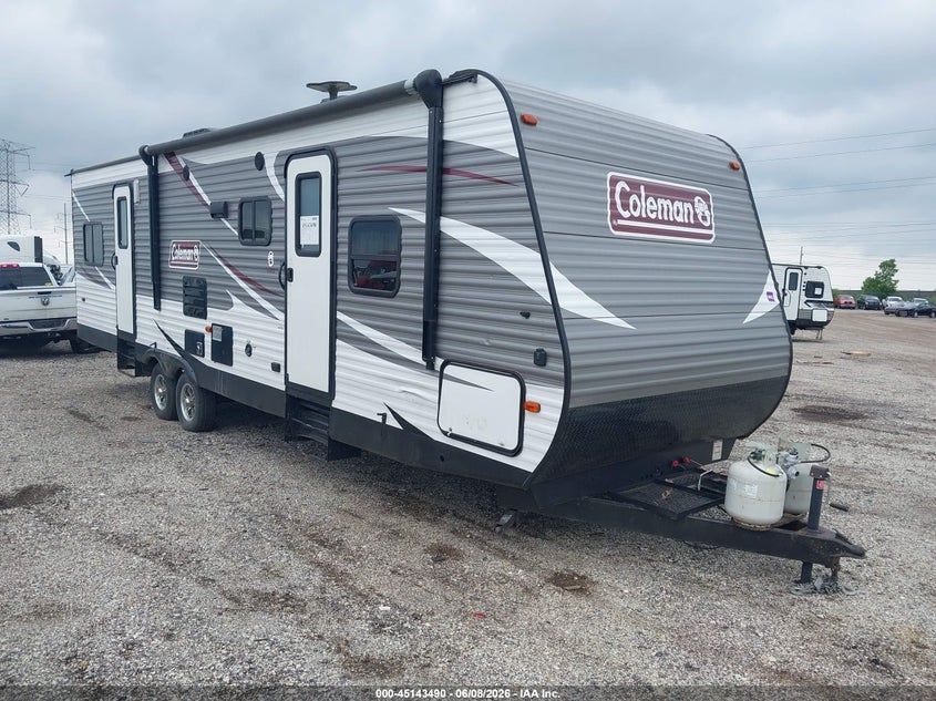 2018 Dutchmen Coleman VIN 4YDT30023JH930660 IAAI salvage auction — HAIL, Salvage (Illinois), sold $3,800 on 2026-07-22 (photo 1)