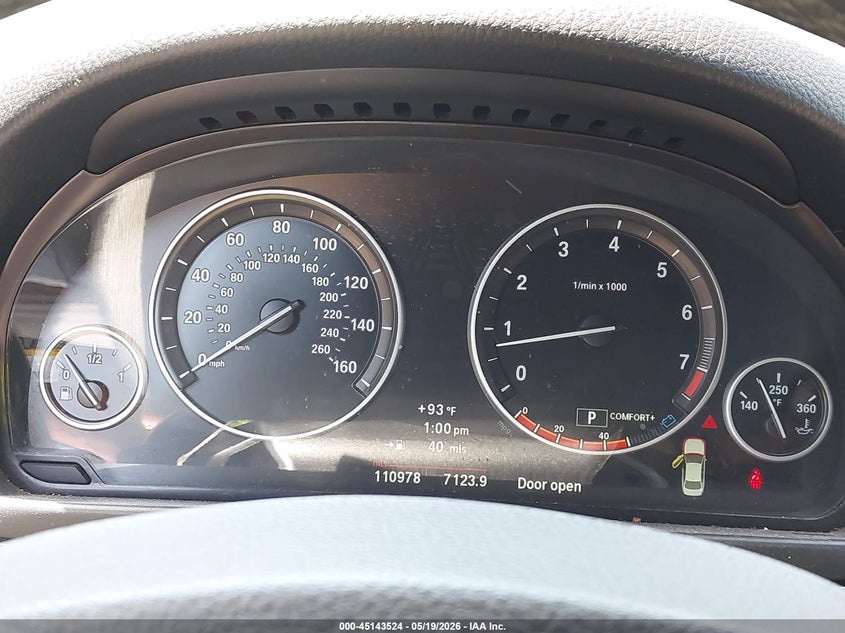 2012 BMW 5er VIN WBAFU9C51CC787597 IAAI salvage auction — FRONT END, Salvage (Connecticut), sold $1,800 on 2026-07-16 (photo 7)