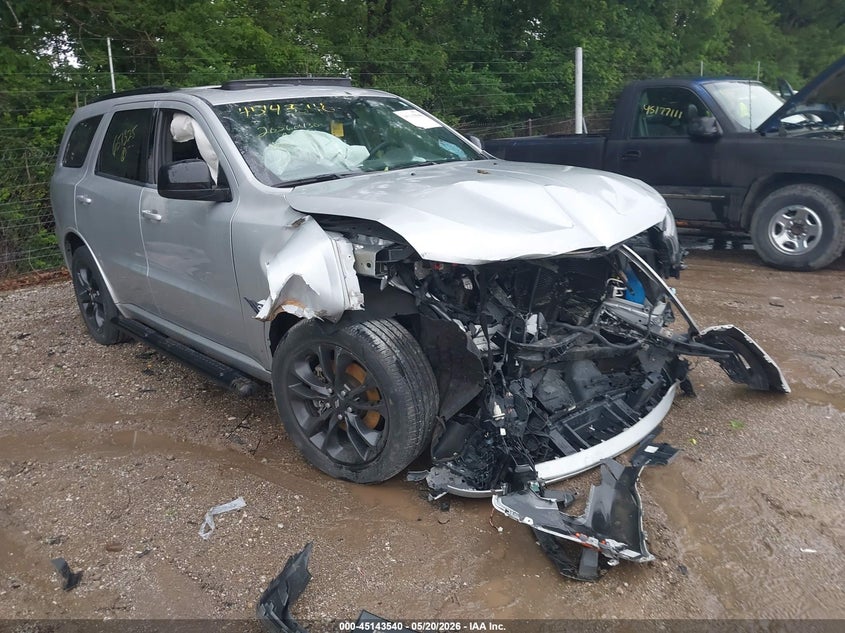 2023 Dodge Durango VIN 1C4RDJAG7PC651325 IAAI salvage auction — FRONT END, Salvage (Indiana), sold $3,550 on 2026-07-10 (photo 1)