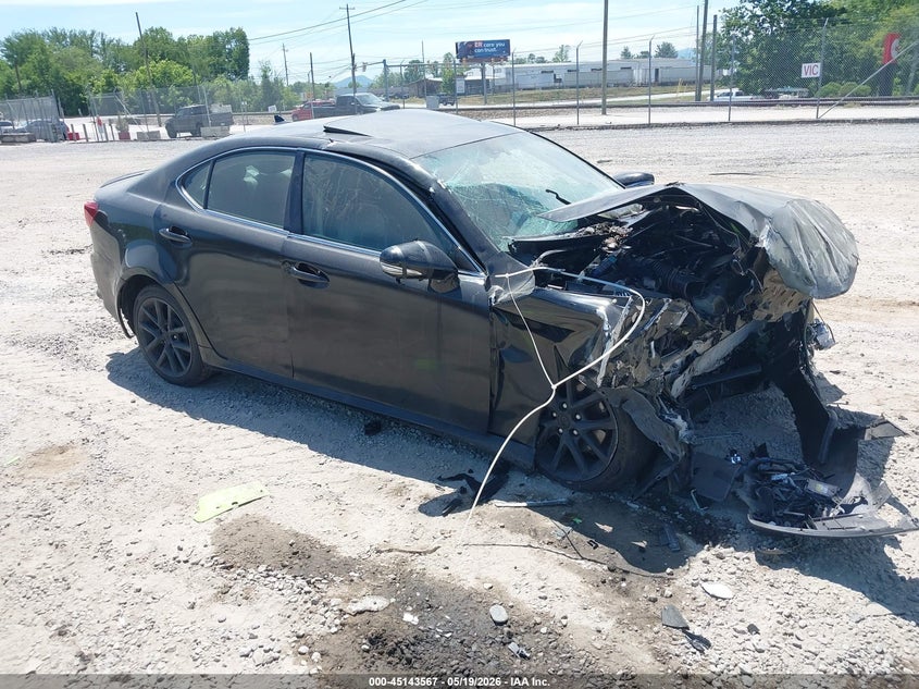 2013 Lexus Is VIN JTHCF5C23D5062375 IAAI salvage auction — FRONT END, Salvage (North Carolina), sold $350 on 2026-07-17 (photo 1)