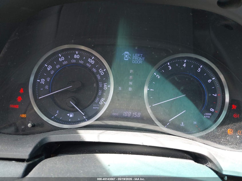 2013 Lexus Is VIN JTHCF5C23D5062375 IAAI salvage auction — FRONT END, Salvage (North Carolina), sold $350 on 2026-07-17 (photo 7)