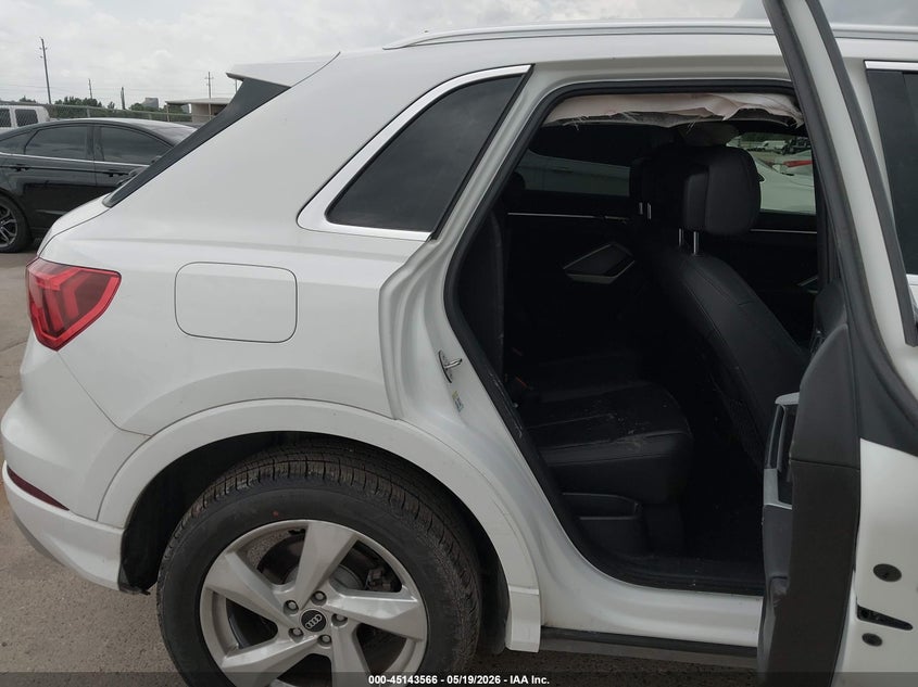 2021 Audi Q3 VIN WA1AUCF34M1065584 IAAI salvage auction — FRONT END, Salvage (Texas), sold $4,250 on 2026-07-09 (photo 8)