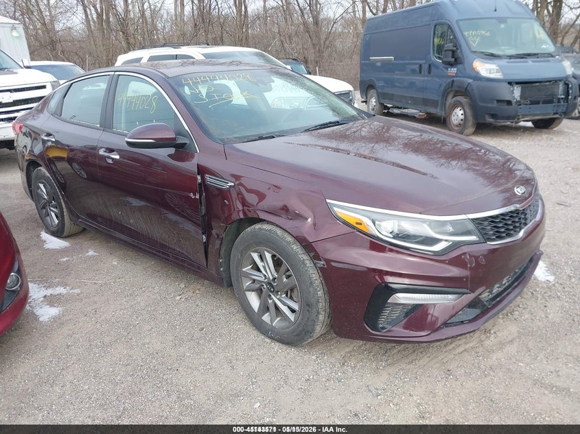 2019 Kia Optima VIN 5XXGT4L33KG283370 IAAI salvage auction — RIGHT FRONT, Original (West Virginia), sold $2,200 on 2026-07-15 (photo 1)