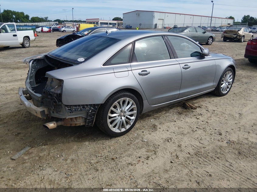 2014 Audi A6 VIN WAUGFAFC9EN054957 IAAI salvage auction — REAR END, Salvage (Georgia), sold $1,550 on 2026-07-09 (photo 4)