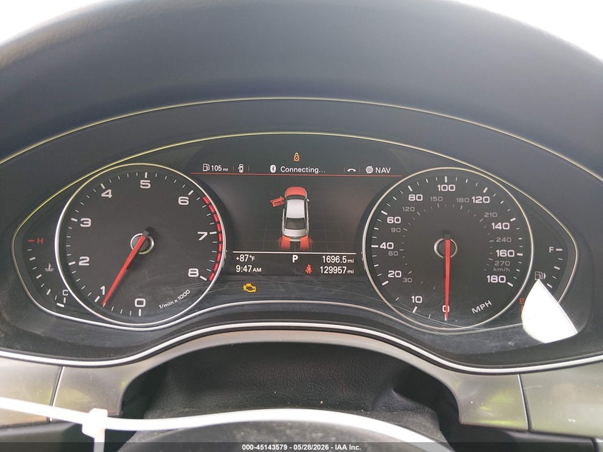 2014 Audi A6 VIN WAUGFAFC9EN054957 IAAI salvage auction — REAR END, Salvage (Georgia), sold $1,550 on 2026-07-09 (photo 7)