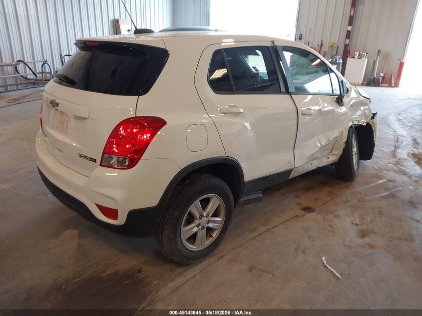 2021 Chevrolet Trax VIN KL7CJNSB1MB342179 IAAI salvage auction — RIGHT SIDE, Salvage (Michigan), sold $1,975 on 2026-07-28 (photo 4)