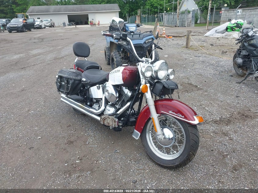 2000 Harley-davidson Flstc VIN 1HD1BJY15YY062300 IAAI salvage auction — ENGINE BURN, Salvage (Ohio), sold $650 on 2026-07-06 (photo 1)