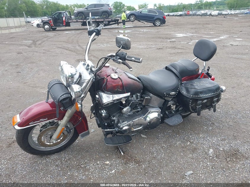 2000 Harley-davidson Flstc VIN 1HD1BJY15YY062300 IAAI salvage auction — ENGINE BURN, Salvage (Ohio), sold $650 on 2026-07-06 (photo 2)