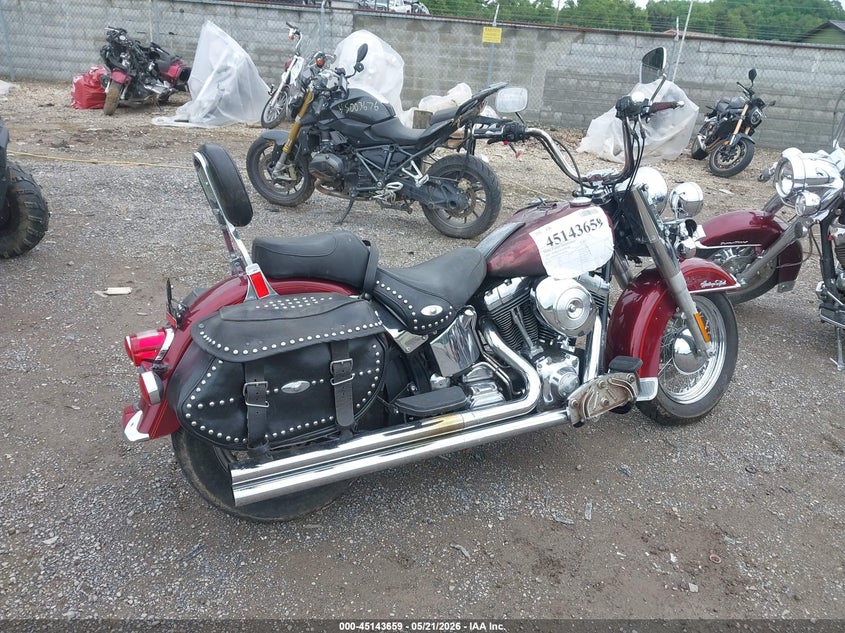 2000 Harley-davidson Flstc VIN 1HD1BJY15YY062300 IAAI salvage auction — ENGINE BURN, Salvage (Ohio), sold $650 on 2026-07-06 (photo 4)