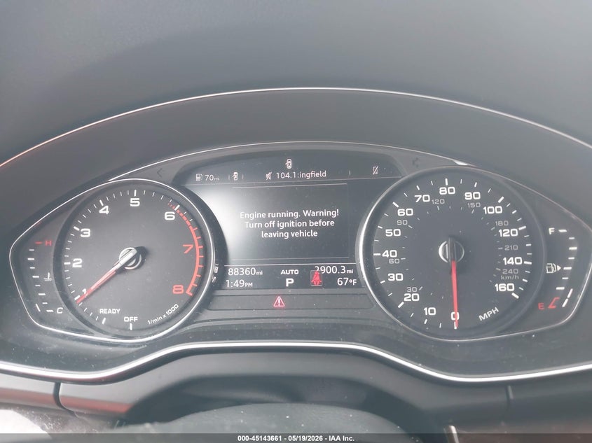 2019 Audi Q5 VIN WA1ANAFY3K2110292 IAAI salvage auction — HAIL, Clear (Missouri), sold $7,950 on 2026-07-13 (photo 7)