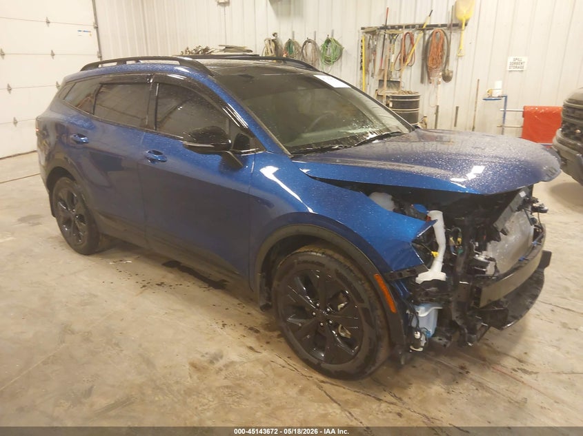 2025 Kia Sportage VIN 5XYK6CDF0SG316227 IAAI salvage auction — FRONT END, Clear (Michigan), sold $10,000 on 2026-07-14 (photo 1)