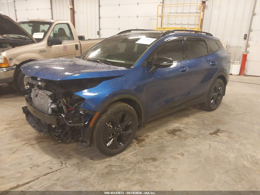 2025 Kia Sportage VIN 5XYK6CDF0SG316227 IAAI salvage auction — FRONT END, Clear (Michigan), sold $10,000 on 2026-07-14 (photo 2)