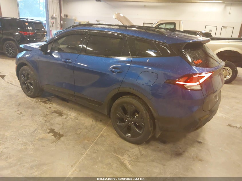 2025 Kia Sportage VIN 5XYK6CDF0SG316227 IAAI salvage auction — FRONT END, Clear (Michigan), sold $10,000 on 2026-07-14 (photo 3)