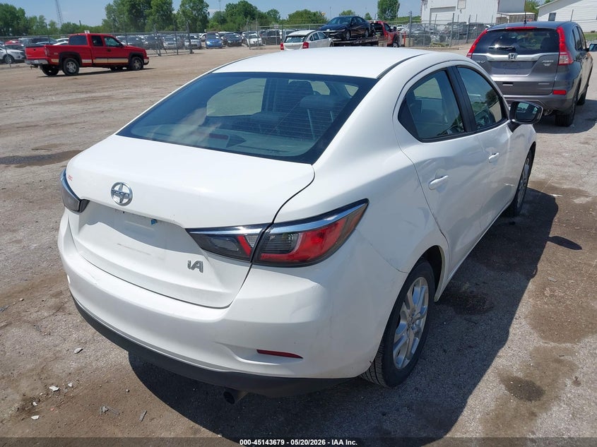 2016 Scion Ia VIN 3MYDLBZV1GY119826 IAAI salvage auction — SIDE, Salvage (Illinois), sold $1,850 on 2026-07-10 (photo 4)