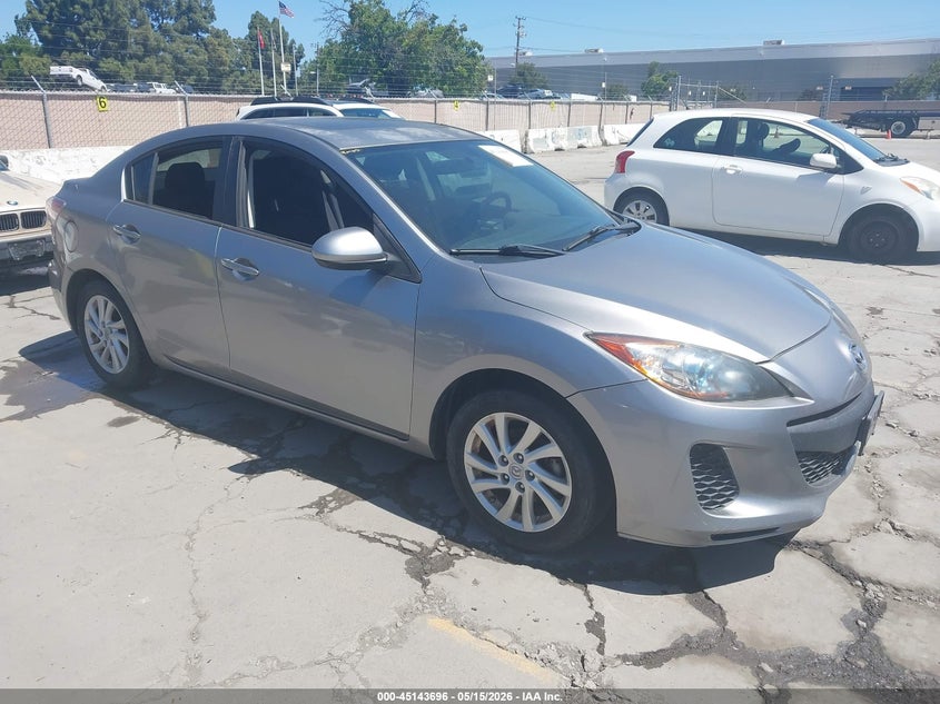 2012 Mazda 3 VIN JM1BL1V81C1531095 IAAI salvage auction — NORMAL WEAR, Clear - Dealer Only (California), sold $850 on 2026-07-20 (photo 1)