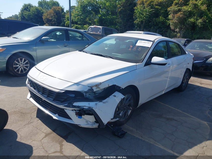 2024 Hyundai Elantra VIN KMHLM4DG8RU755978 IAAI salvage auction — LEFT SIDE, Salvage (North Carolina), sold $5,800 on 2026-07-16 (photo 2)