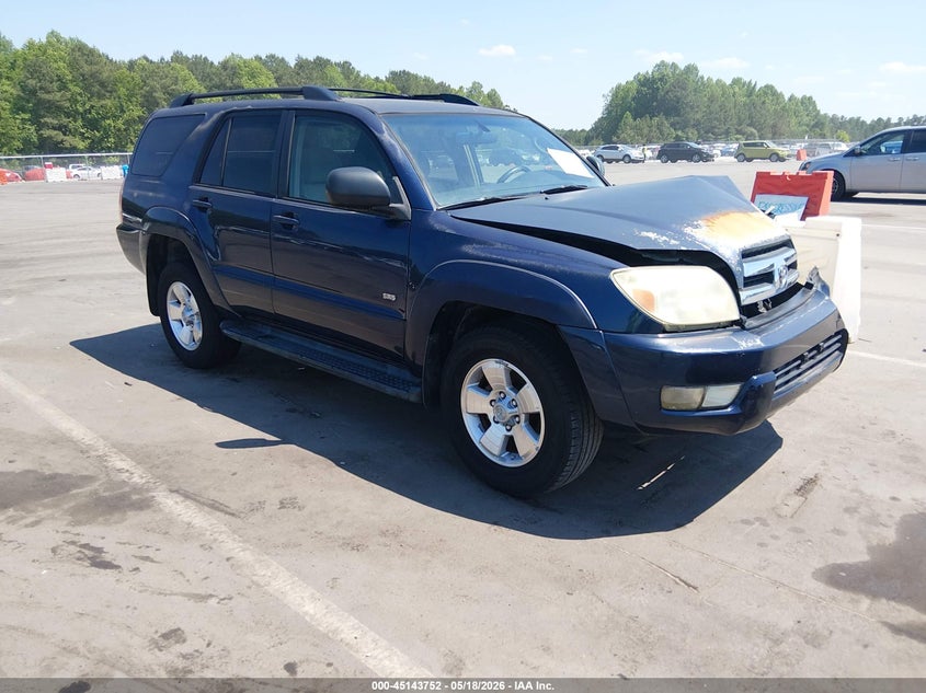2005 Toyota 4runner VIN JTEZU14R458038782 IAAI salvage auction — FRONT END, Salvage (North Carolina), sold $2,500 on 2026-07-29 (photo 1)