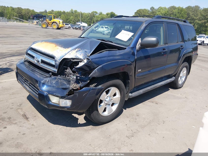 2005 Toyota 4runner VIN JTEZU14R458038782 IAAI salvage auction — FRONT END, Salvage (North Carolina), sold $2,500 on 2026-07-29 (photo 2)