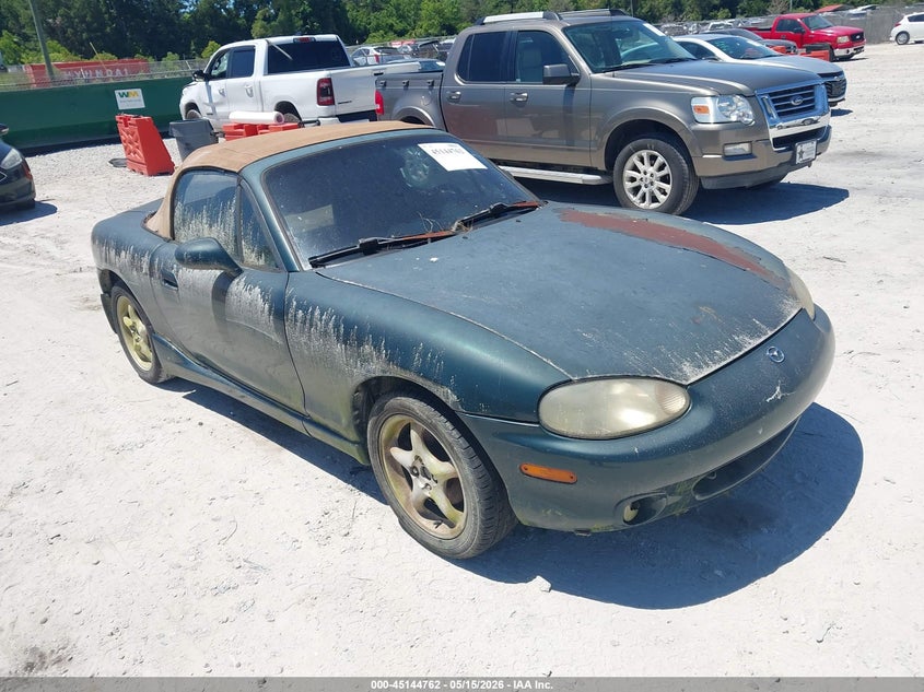2000 Mazda Mx-5 VIN JM1NB3533Y0150670 IAAI salvage auction — NORMAL WEAR, Clear-Dealer Only (North Carolina), sold $750 on 2026-07-21 (photo 1)