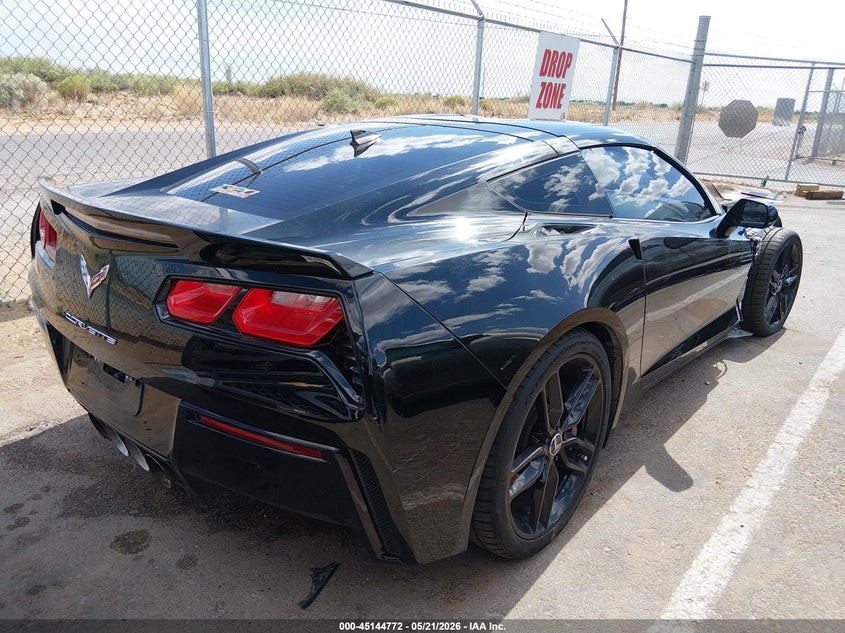 2014 Chevrolet Corvette VIN 1G1YJ2D74E5113679 IAAI salvage auction — FRONT END, Salvage (New Mexico), sold $16,100 on 2026-08-01 (photo 4)