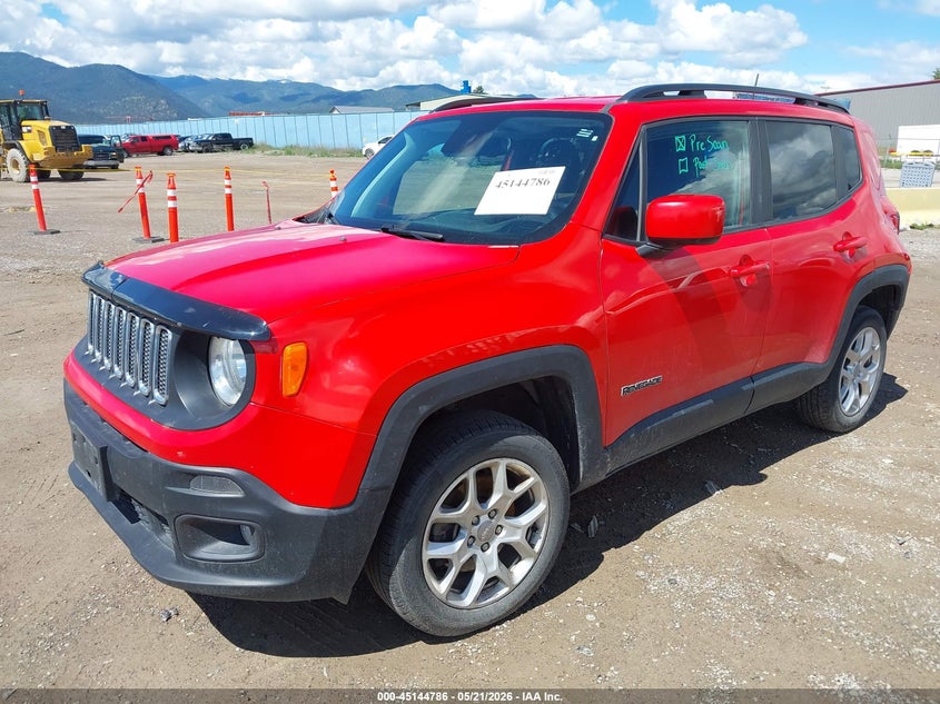 2018 Jeep Renegade VIN ZACCJBBB0JPH82400 IAAI salvage auction — REAR END, Salvage (Montana), sold $25 on 2026-07-29 (photo 2)