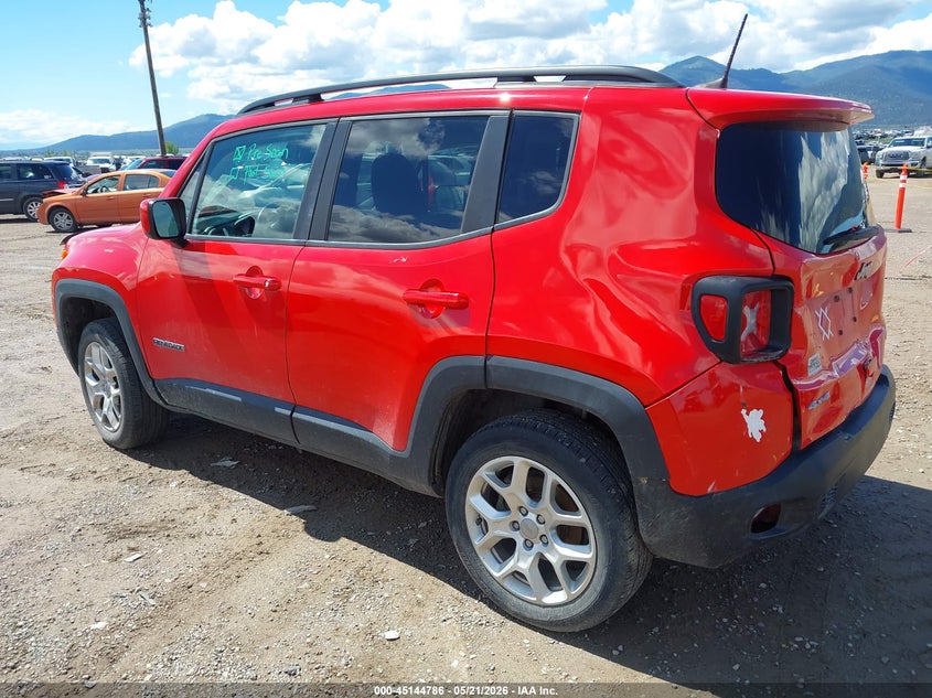 2018 Jeep Renegade VIN ZACCJBBB0JPH82400 IAAI salvage auction — REAR END, Salvage (Montana), sold $25 on 2026-07-29 (photo 3)