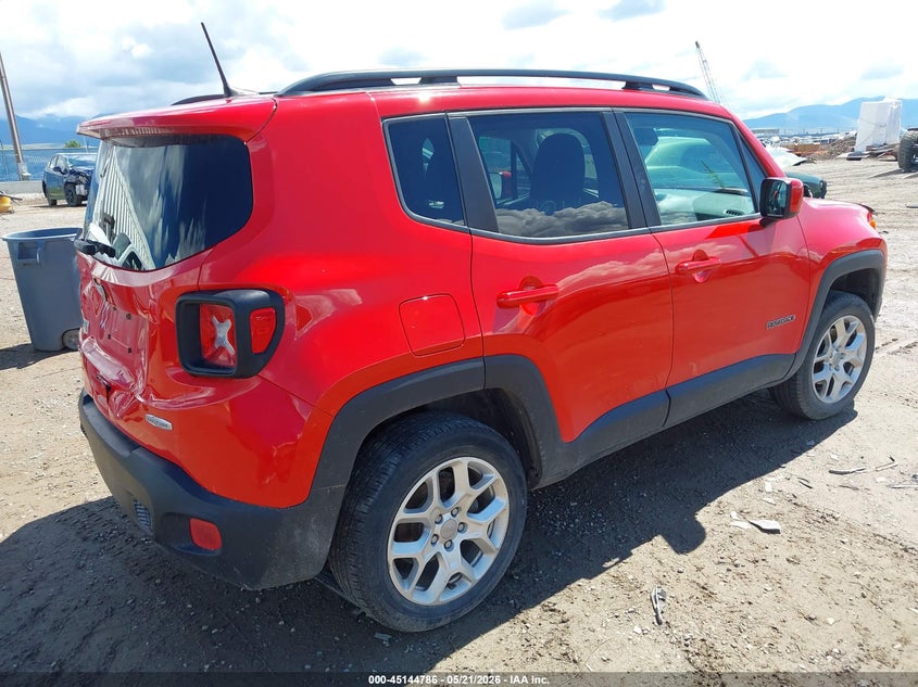 2018 Jeep Renegade VIN ZACCJBBB0JPH82400 IAAI salvage auction — REAR END, Salvage (Montana), sold $25 on 2026-07-29 (photo 4)