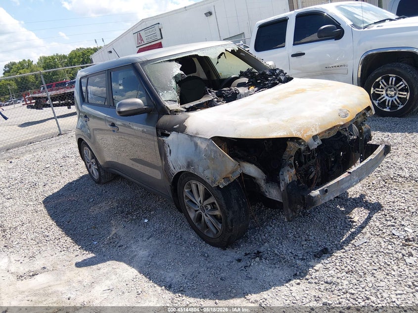 2017 Kia Soul VIN KNDJP3A56H7482391 IAAI salvage auction — TOTAL BURN, Salvage (Tennessee), sold $100 on 2026-07-13 (photo 1)