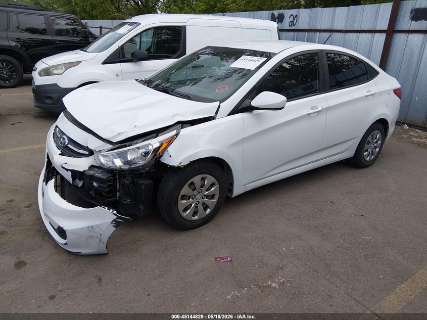 2016 Hyundai Accent VIN KMHCT4AE9GU067622 IAAI salvage auction — FRONT END, Salvage (Utah), sold $350 on 2026-07-09 (photo 2)