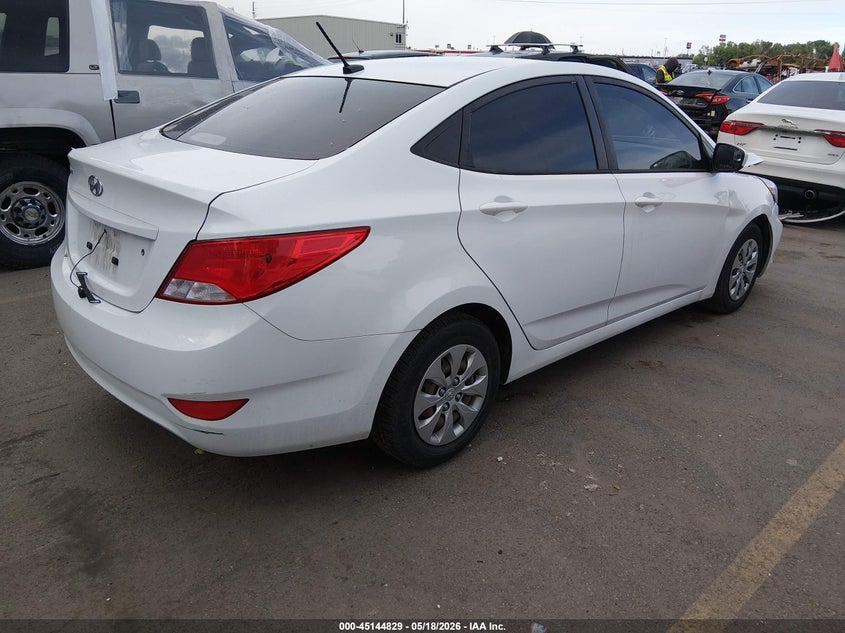 2016 Hyundai Accent VIN KMHCT4AE9GU067622 IAAI salvage auction — FRONT END, Salvage (Utah), sold $350 on 2026-07-09 (photo 4)