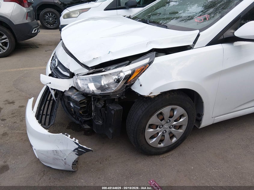 2016 Hyundai Accent VIN KMHCT4AE9GU067622 IAAI salvage auction — FRONT END, Salvage (Utah), sold $350 on 2026-07-09 (photo 6)