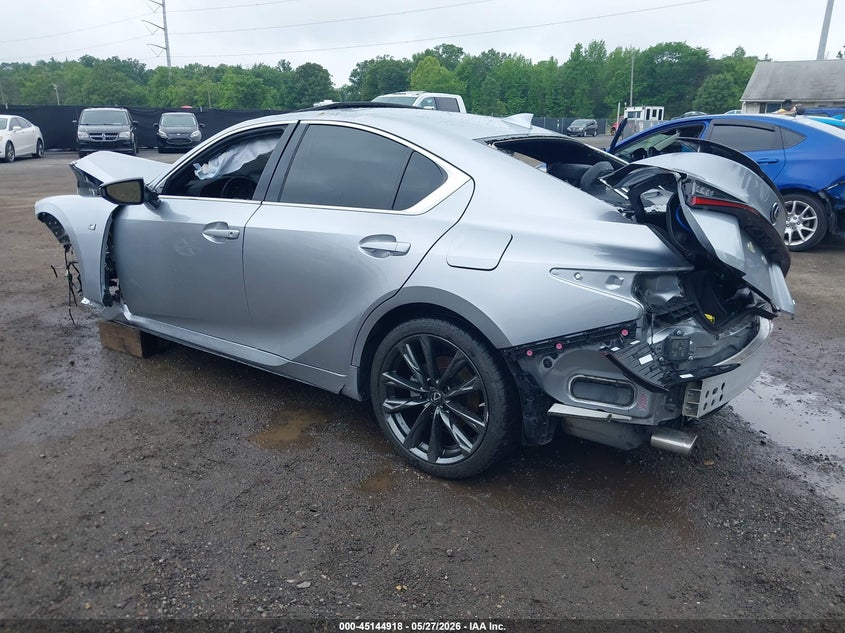 2022 Lexus Is VIN JTHGZ1B23N5049906 IAAI salvage auction — ROLLOVER, Salvage Title, sold $1,250 on 2026-07-08 (photo 3)