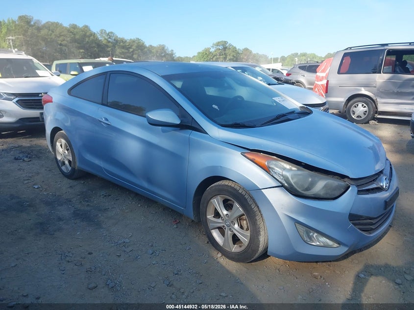 2013 Hyundai Elantra VIN KMHDH6AE4DU000309 IAAI salvage auction — FRONT END, Salvage (Georgia), sold $475 on 2026-07-07 (photo 1)