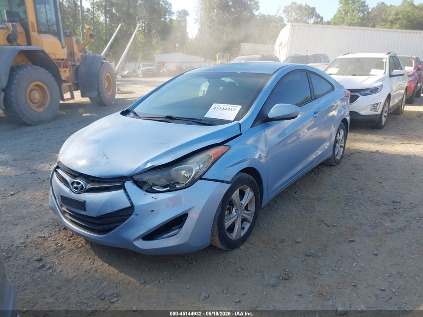 2013 Hyundai Elantra VIN KMHDH6AE4DU000309 IAAI salvage auction — FRONT END, Salvage (Georgia), sold $475 on 2026-07-07 (photo 2)